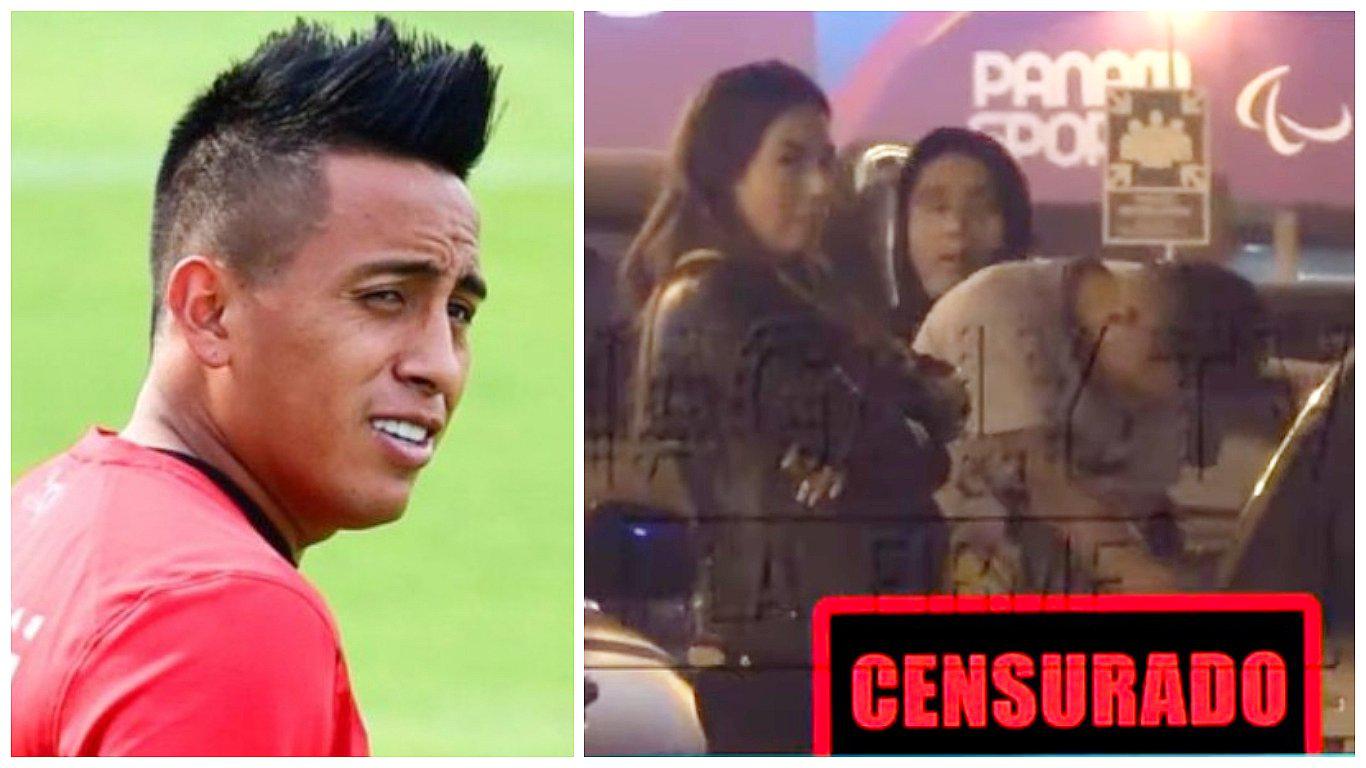 Christian Cueva es captado miccionando en estacionamiento del aeropuerto frente a su esposa (VIDEO)