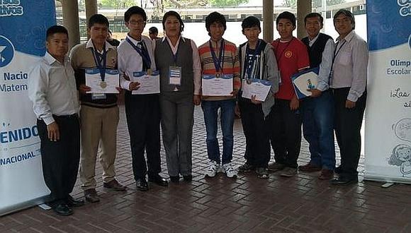 ​Matemáticos líderes lograron medallas para Huancavelica