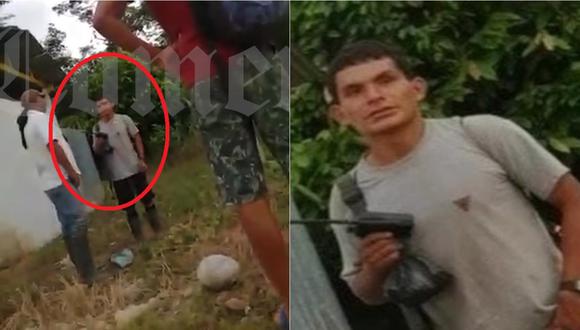 Terrorista 'Carlos' días antes de la masacre en el Vraem. | Foto: El Comercio