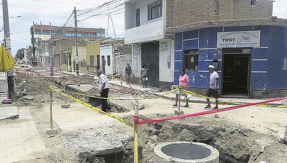 Chiclayo: Vecinos padecen por ejecución de obra de saneamiento