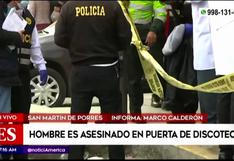 Asesinan a hombre en puerta de discoteca en San Martín de Porres