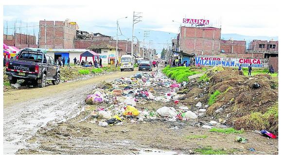 Huancayo amanece con más de 500 toneladas de basura tras fiestas de Año Nuevo