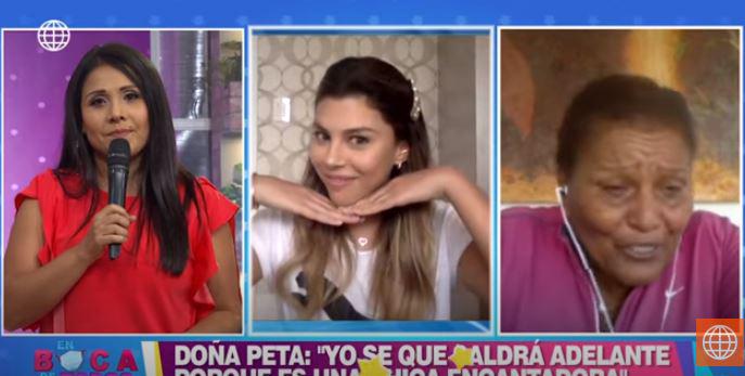 Doña Peta elogió a Alondra García Miró: “Ya no es mi nuera, es como mi hija” (Foto: captura)