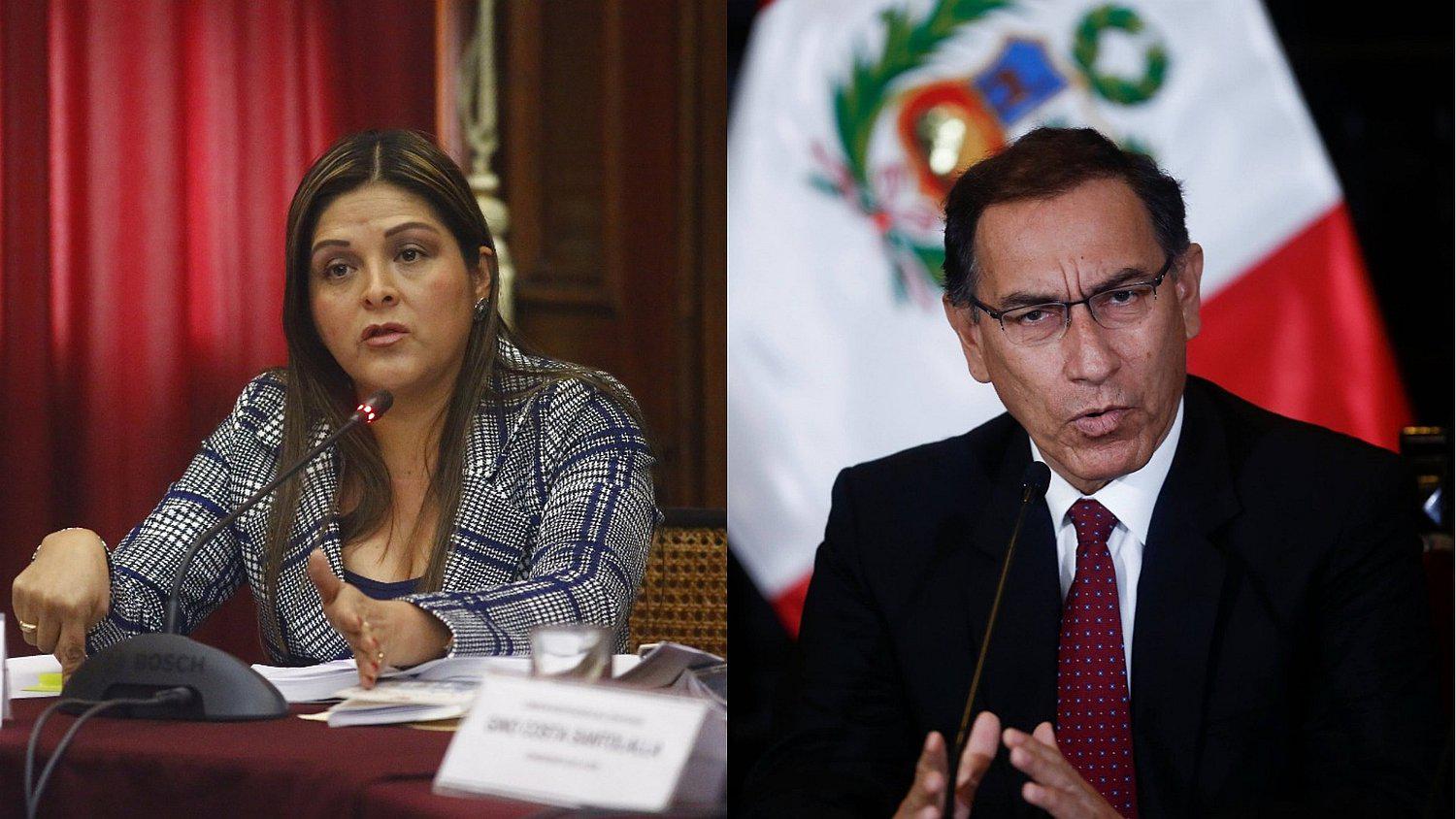Karina Beteta califica de dictador a Martín Vizcarra ante posible cuestión de confianza