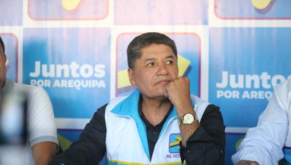 Víctor Hugo Rivera, electo alcalde no asistió a conferencia de prensa que convocó para aclarar agresión a inspector| FOTO: Leonardo Cuito