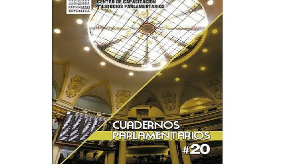 Congreso publica nueva edición de revista "Cuadernos Parlamentarios"