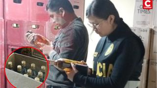 Incautan 20 cajas de cerveza vencida y licores de contrabando en discoteca de Huancayo