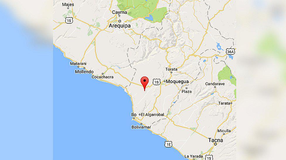 Temblor de 4,1 remece Moquegua durante la noche