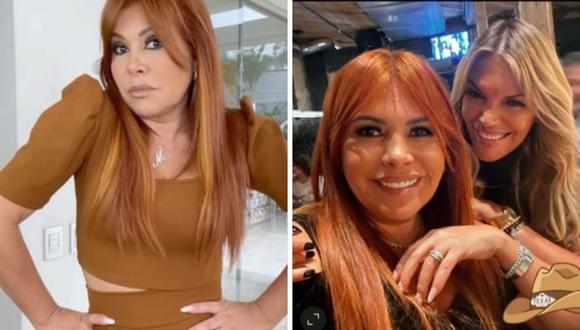 Magaly Medina criticó a Deyvis Orosco por pedirle nuevamente matrimonio a Cassandra Sánchez De Lamadrid frente a su público. (Foto: Instagram)