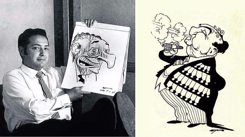 60 caricaturas de Guillermo Osorio en la galería del Cultural Norteamericano