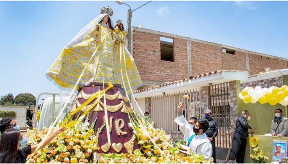 Son 108 años de la tradicional festividad en el distrito de Magdalena de Cao. Conmemoración se realizó bajo protocolos de bioseguridad. (Fotos: Cortesía)