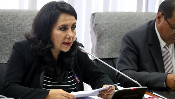 Gloria Montenegro considera inoportunas las interpelaciones planteadas por el Congreso (Foto: Congreso)