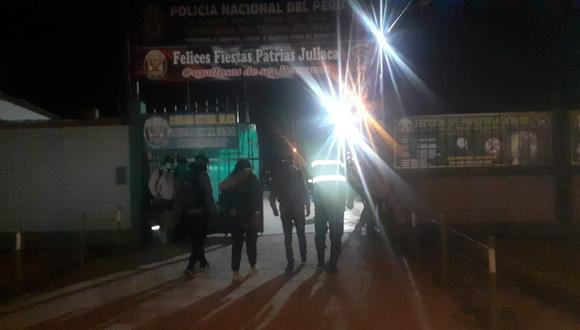 El presunto delincuente fue trasladado a la comisaría sectorial de la ciudad de Juliaca. (Foto: Difusión)