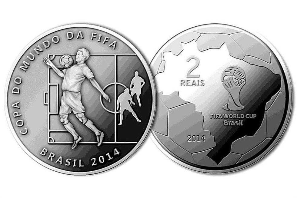 Mundial 2014: Brasil acuña una serie de monedas conmemorativas (FOTOS)