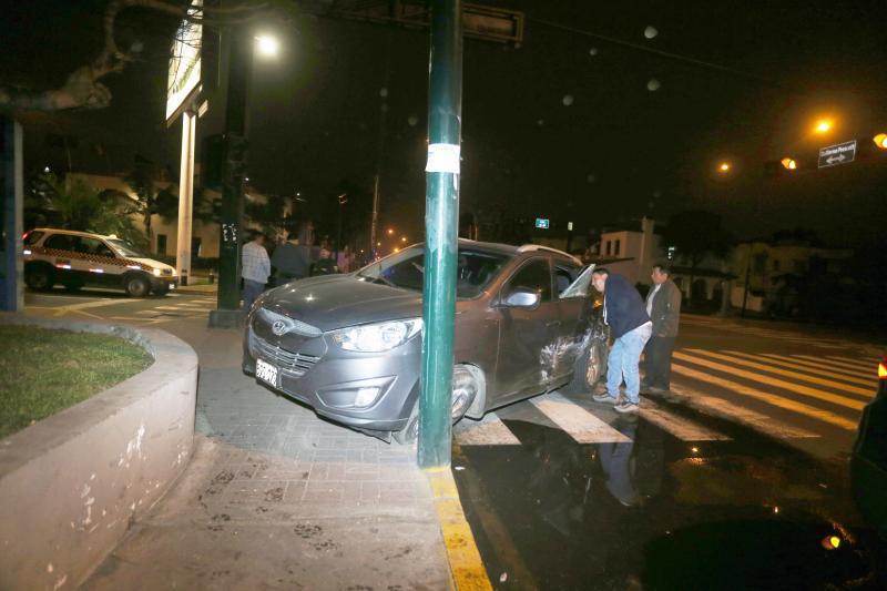 Accidente de tránsito en San Isidro
