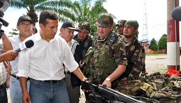 Humala: Estamos en proceso de consolidar la pacificación del Alto Huallaga