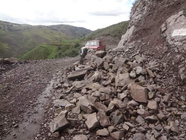 Lluvias provocan huaico en Castrovirreyna