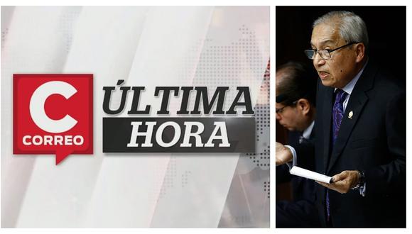 ​Correo Última Hora: Comisión Permanente rechazó recomendar destitución e inhabilitación de Pedro Chávarry
