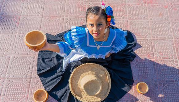 Alondra Brunela Yarlequé Medrano, una pequeña que le gusta difundir el baile del tondero piurano.