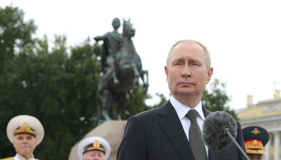 El presidente de Rusia, Vladimir Putin, envió  un telegrama de felicitación a Carlos III. (Foto: EFE/EPA/MIKHAIL KLIMENTYEV / SPUTNIK)