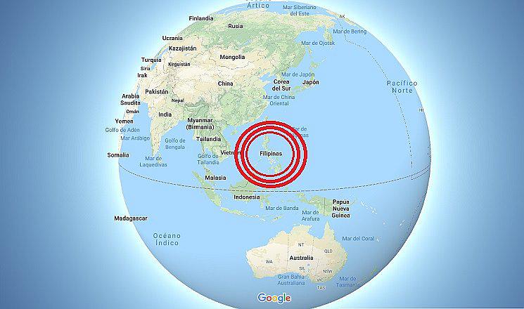 ​Sismo de 5.9 grados se registró en Filipinas