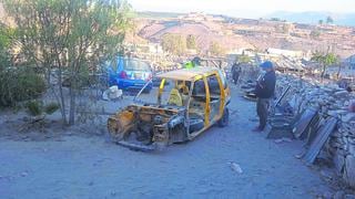 Arequipa: Hallan un cementerio de vehículos en el distrito de Uchumayo