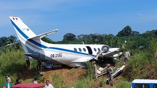 Avioneta en Loreto sufre accidente en despegue y 15 personas quedan heridas