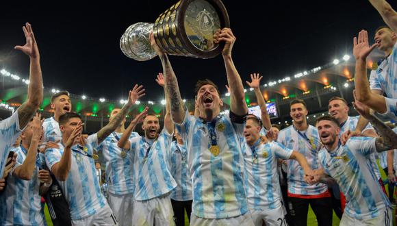 Lionel Messi consiguió su primer título con la Selección Argentina en la Copa América 2021. (Foto: AFP)