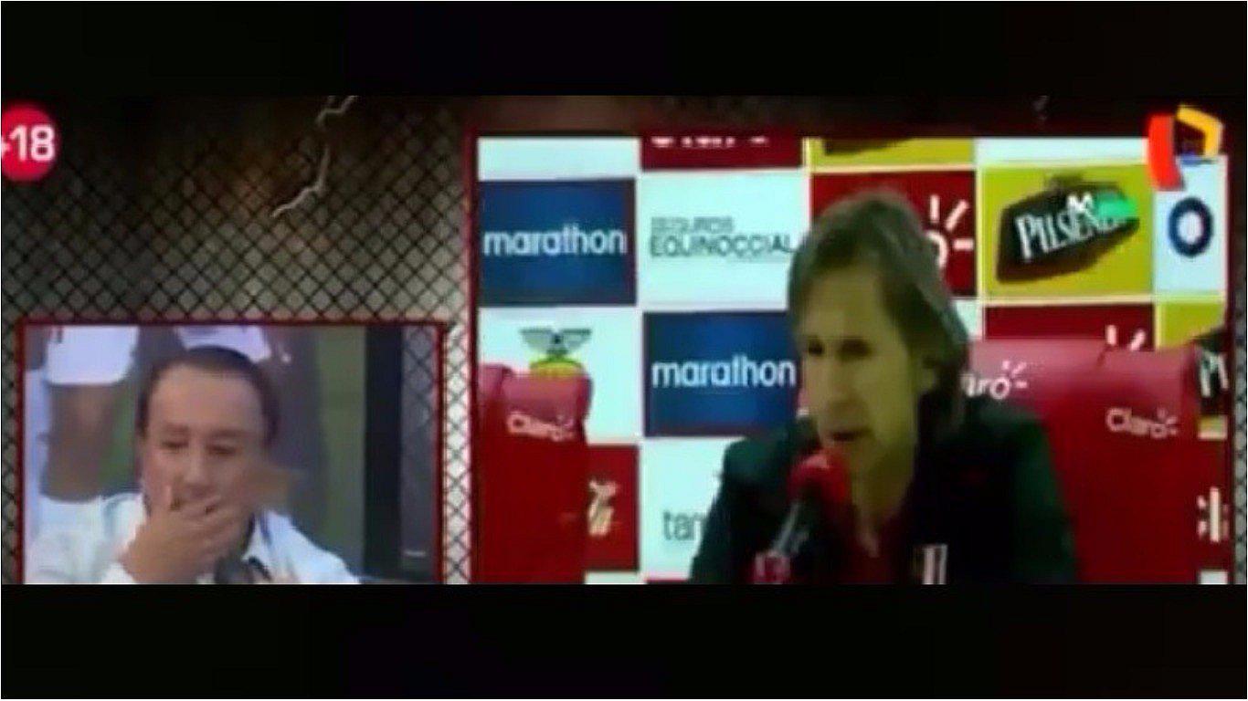 Periodista crítico de Ricardo Gareca se pone nervioso cuando le avisan que está al teléfono (VIDEO)