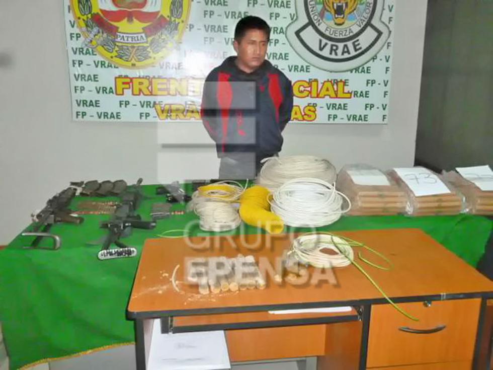 Detienen a presunto terrorista con armamento y material explosivo 
