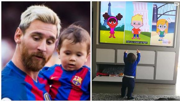 ​Lionel Messi: Hijo menor de 'La pulga' sorprende bailando y cantando en inglés