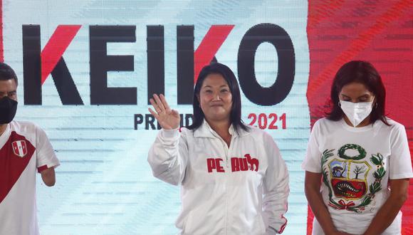 La candidata de Fuerza Popular, Keiko Fujimori, está en Lima esperando los resultados oficiales de la ONPE. (Foto: GEC)