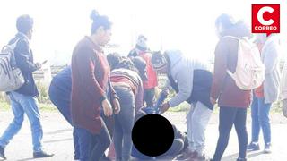 Puno: peatón murió tras ser atropellado por un vehículo de servicio urbano