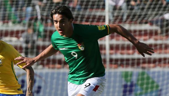 Marcelo Martins es el goleador de Bolivia y de las presentes Eliminatorias con ocho tantos. (Foto: AFP)