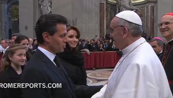 Princesa Letizia y la 'Gaviota' saludan al papa