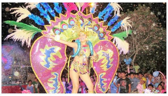Espectacular corso cierra la  fiesta de los carnavales en  el distrito de La Unión