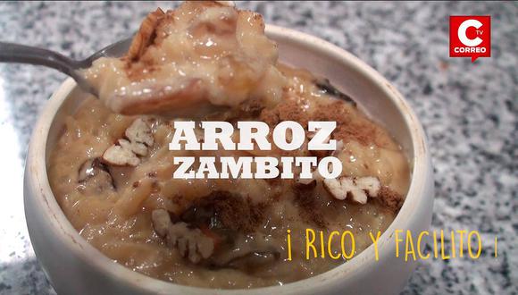 ​Rico y facilito: La receta del Arroz zambito para disfrutarlo esta tarde (VIDEO)