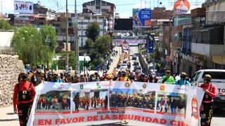 Cientos protestan contra la inseguridad ciudadana en la ciudad