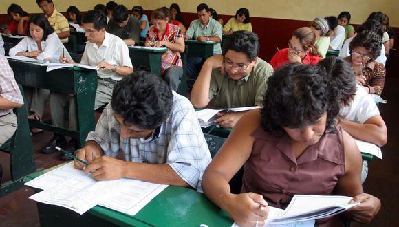 Esto ante la filtración anticipada de preguntas y respuestas del examen de nombramiento docente 2021. (Foto: Andina - Referencial)