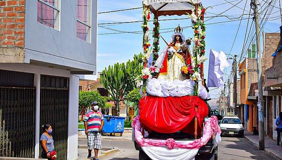Tacna: Virgen de Chapi recorrió las calles sin fieles