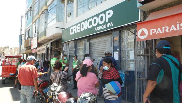 Agencia en la ciudad de Moquegua de la entidad Credicoop Arequipa. (Foto: Archivo GEC)