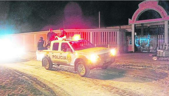 Malhechores atacan a balazos una patrulla policial en el A.H. Edmundo Romero en Zarumilla