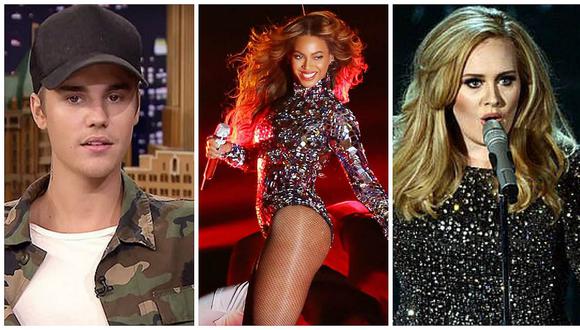​MTV EMA 2016: Beyoncé, Adele y Justin Bieber son los artistas con más nominaciones
