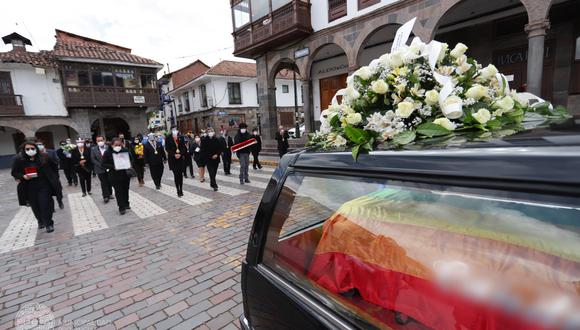 Alcalde del Cusco fue despedido en emotivo homenaje póstumo por familiares y autoridades (Foto: Municipalidad del Cusco)