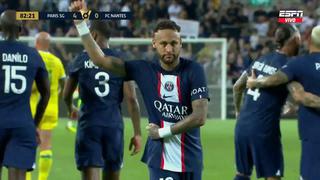 Doblete de Neymar: así fue la brillante definición en penal ante Nantes (VIDEO)