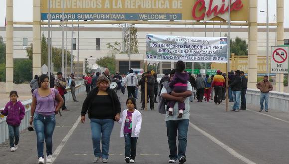 Sólo 300 turistas cruzaron la frontera rumbo a Tacna