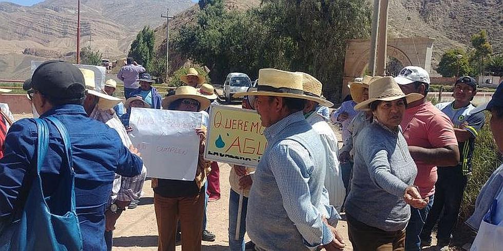 Pobladores de La Calera protestan por segundo día en contra de empresa Yura (FOTOS)