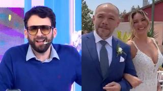 Rodrigo González se burla de boda de Tilsa Lozano: “Parece un almuerzo de viernes” (VIDEO)