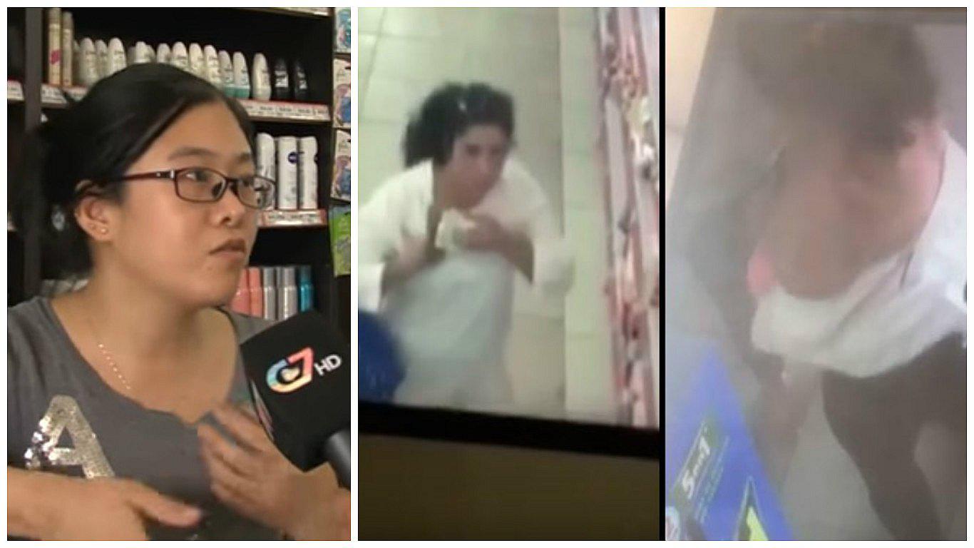 En YouTube: quedó al descubierto cuando robaba pero le dieron el peor castigo de su vida