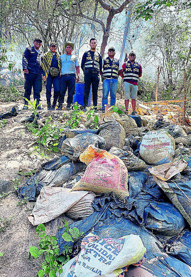 La Policía incauta 50 sacos de mineral aurífero valorizado en más de S/ 200,000